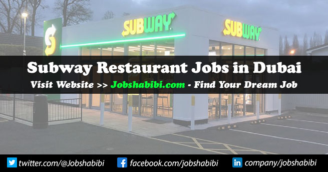 Subway Restaurant Jobs